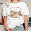 Damskie Koszulki Vintage z Rękawem Gables Urocze Koszulki dla Miłośników Książek Literackich Koszulka Light Academia Ubrania odzież damska