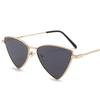 Fashion Metal Triangle Sunglasses Hip Hop Cyberpunk Stylish Irregular Small Frame Sun glasses Women Travel Cool Eyewear