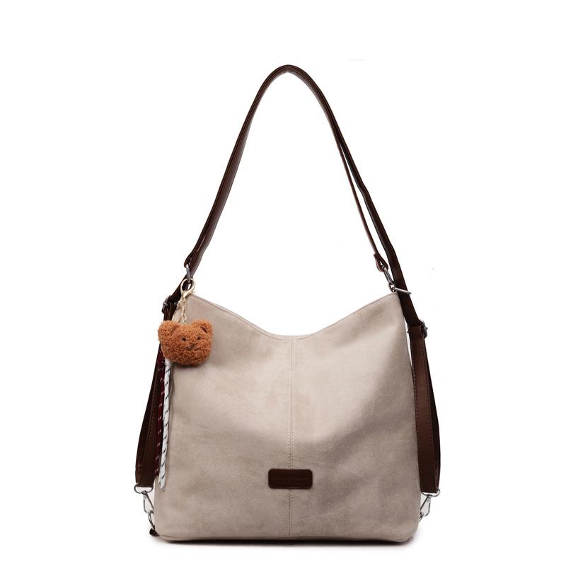 Casual multi-purpose large-capacity bag 2025 autumn new messenger trend fashion shoulder bag commuter tote bag