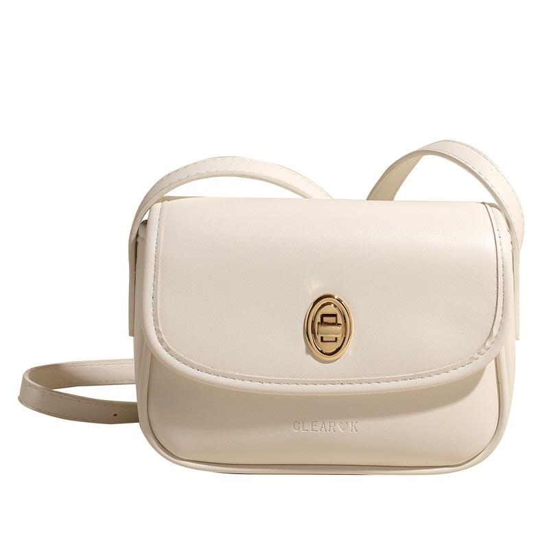 Spring and summer dopamine color small square bag simple and popular high-end soft shoulder bag messenger bag