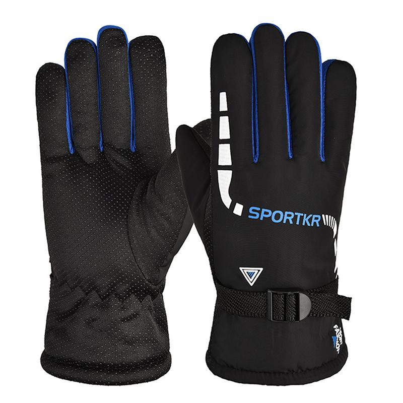 100% Vodotěsné Zimní Cyklistické Rukavice Větruodolné Venkovní Motocyklové Teplé Rukavice