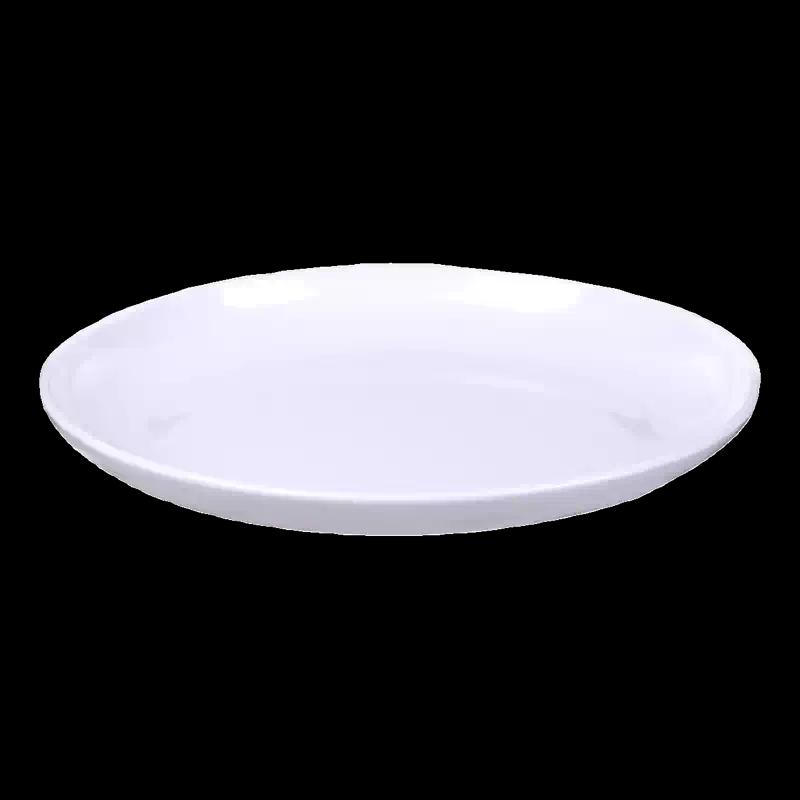 Durable White Melamine Round Dinner Plate