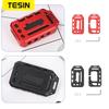 kymb4 TESIN Car Keys Cover for Jeep Gladiator JT 2018+ Car Key Case Shell Cover Keychain Accessories for Jeep Wrangler JL 2018-2025 Up