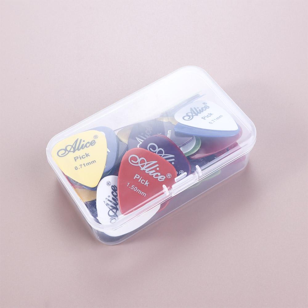 0.58 - 1.5 mm Multiple Color Acoustic 1 Box Bass Guitar Picks Mediator Plectrum Guitar Accessories