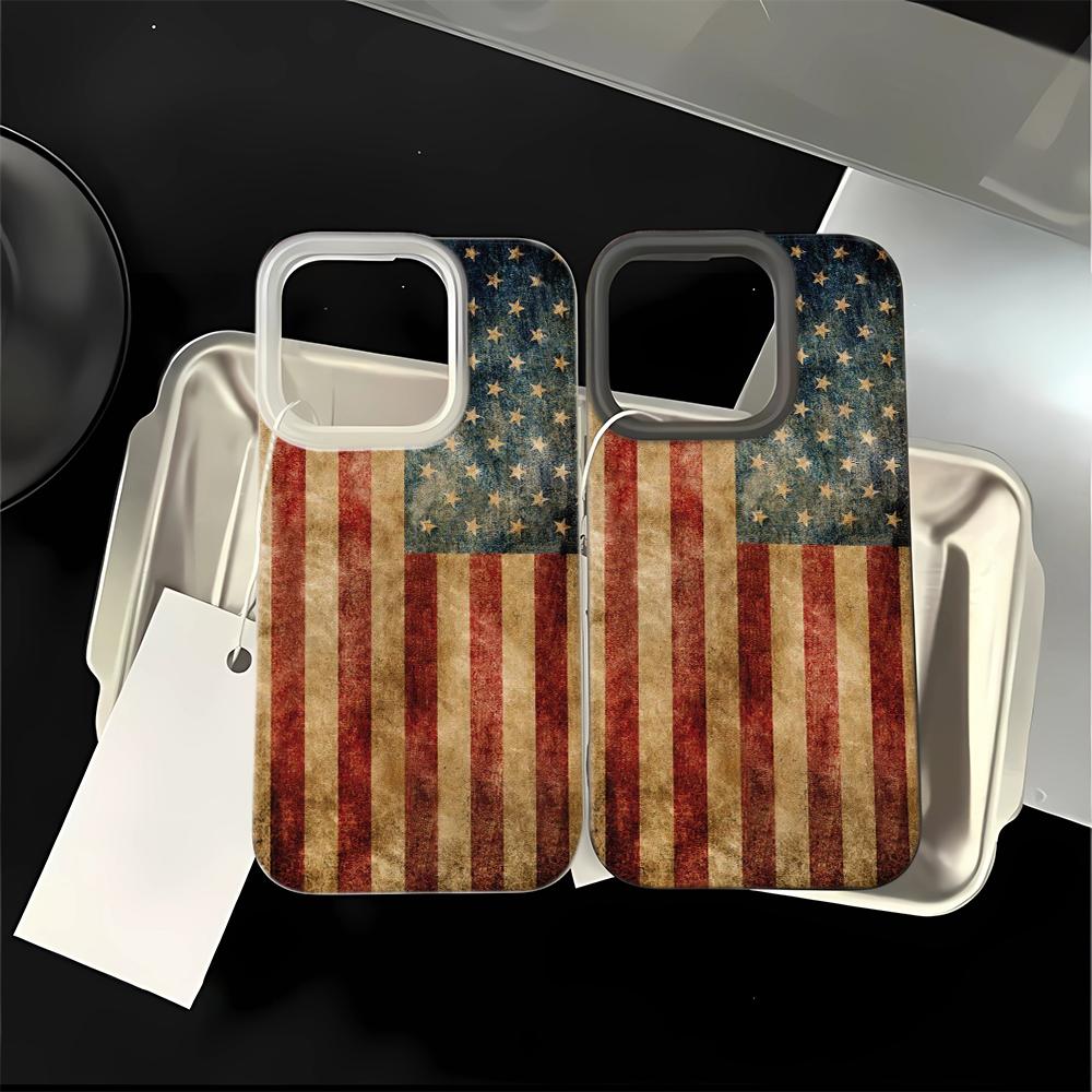 Usa National Flag Phone Case For IPhone 17 Case For IPhone 13 16 15 14 12 17 Pro Max XR  7 8 SE Aesthetic Floral Cover Funda