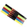 IRIN 1 Pair 5A Nylon Drum Sticks Colourful Jazz Marching Drum ABS Drum Stick Percussion Instrument Parts Practice Accessories