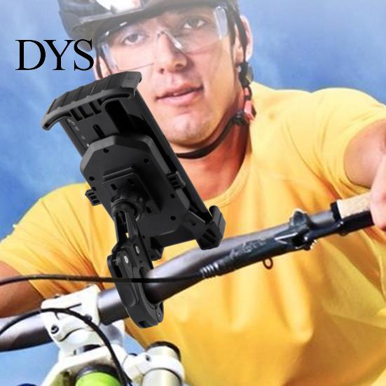 Car Phone Mount Navigation Bracket One Click Quick Lockout 360 Degrees Rotation Anti-shaking Mobile Widely Compatible Handlebar Holder Accessories