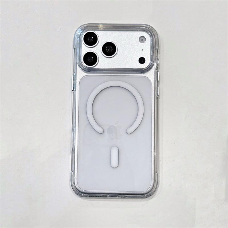 

Clear Magnetic Case for iPhone 14/13/15/16/17 PROMAX with Drop Protection iPhone 15