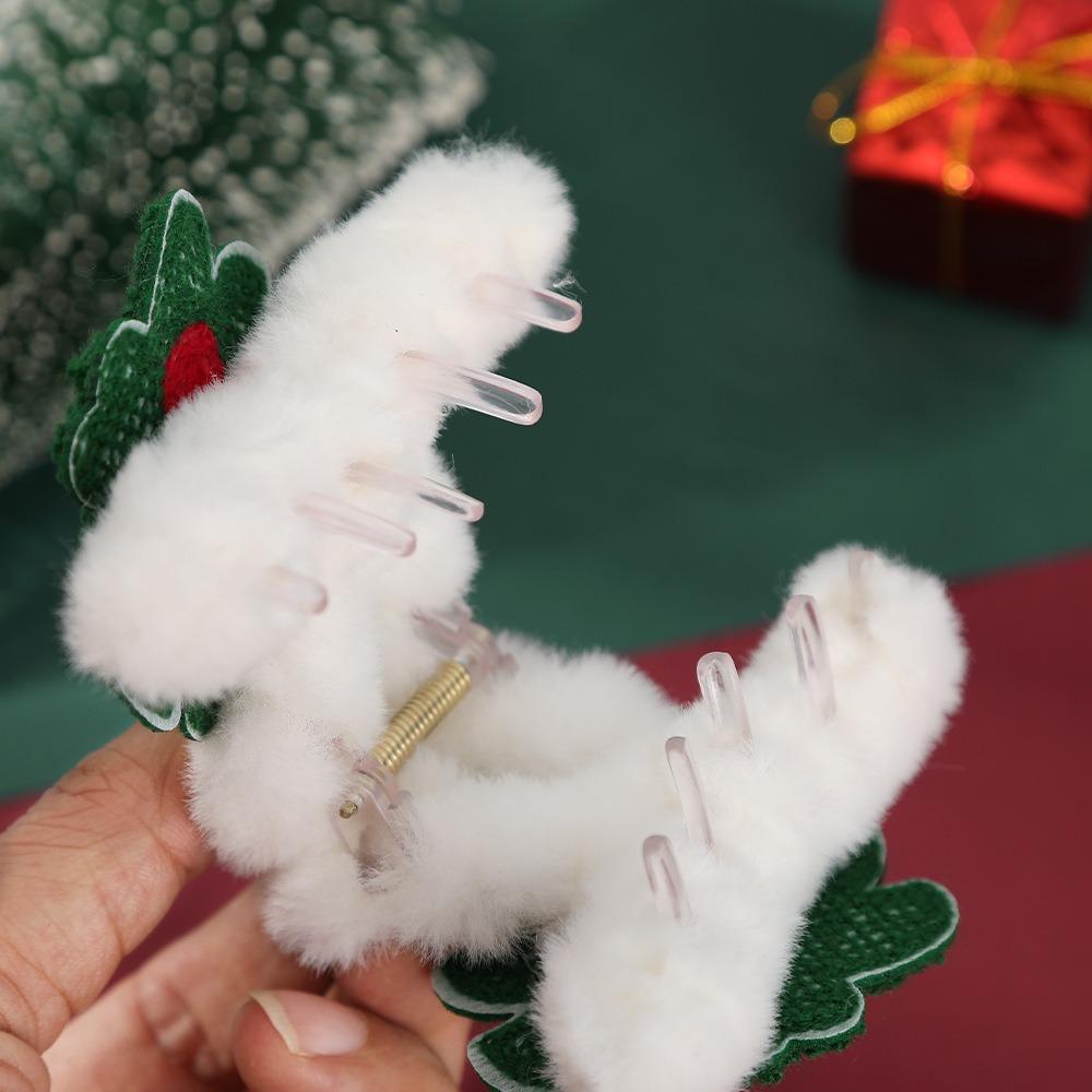 Hairpin Santa Claus Grab Clip Christmas Tree Snowflake Hair Claw  Autumn and Winter