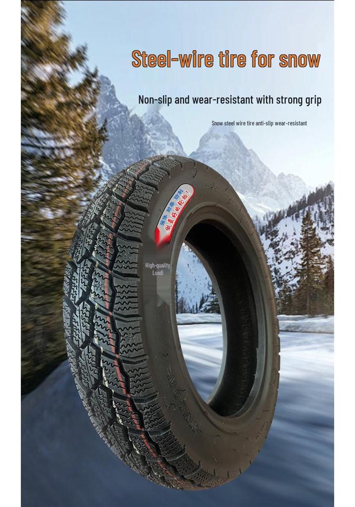 Steel Wire 8-Ply Electric Tricycle Tire 16x4.0/400-12/3.75/3.00-12
