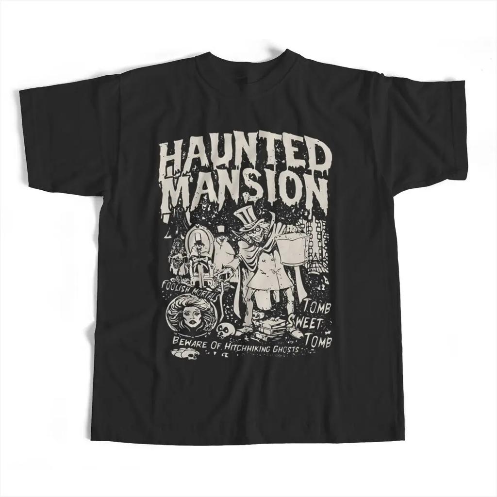 Retro The Haunted Unisexsion Shirt Spooky Season Shirt Madam Leota Hitchhiking Ghosts Halloween Gothic Family Shirt