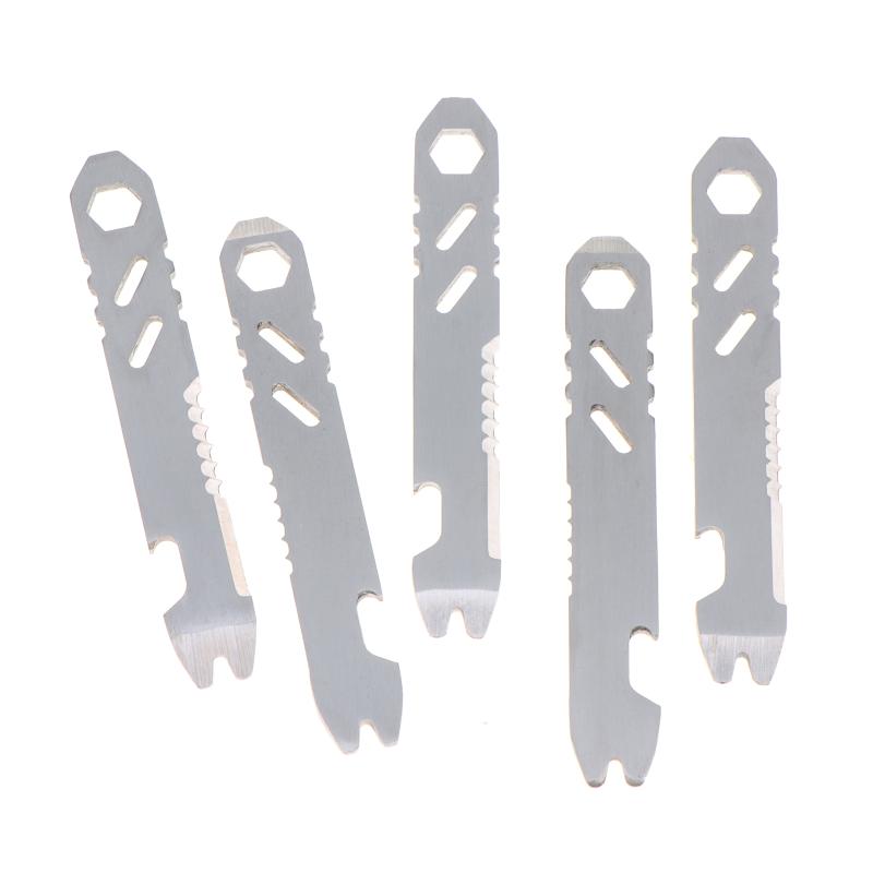 Multifunctional Survival Crowbar Set 1/3/5Pcs with Allen Wrench Bottle Opener for Camping Backpacking Emergency