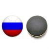 Länderflagge Russland Deutschland Frankreich Spanien England Belgien Portugal 30 mm Kristallglas-Kühlschrankmagnete Dekor