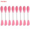 8/2pcs Double-Ended Silicone Face Mask Brush Reusable Soft Facial Masks Applicator Massage Spatula for Cream Skincare Supplies