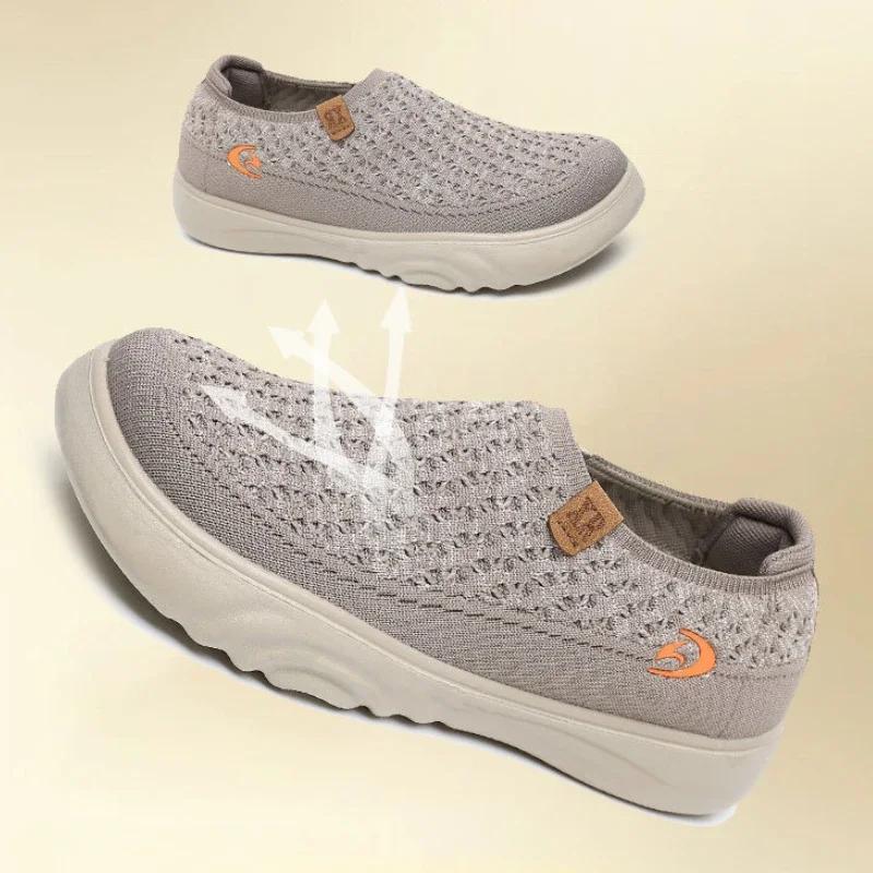 Women's New Comfort Casual Shoes Non-slip Walking Fashion Soft Sole Breathable Hollow Out Flat Shoe for Women Zapatos Para Mujer