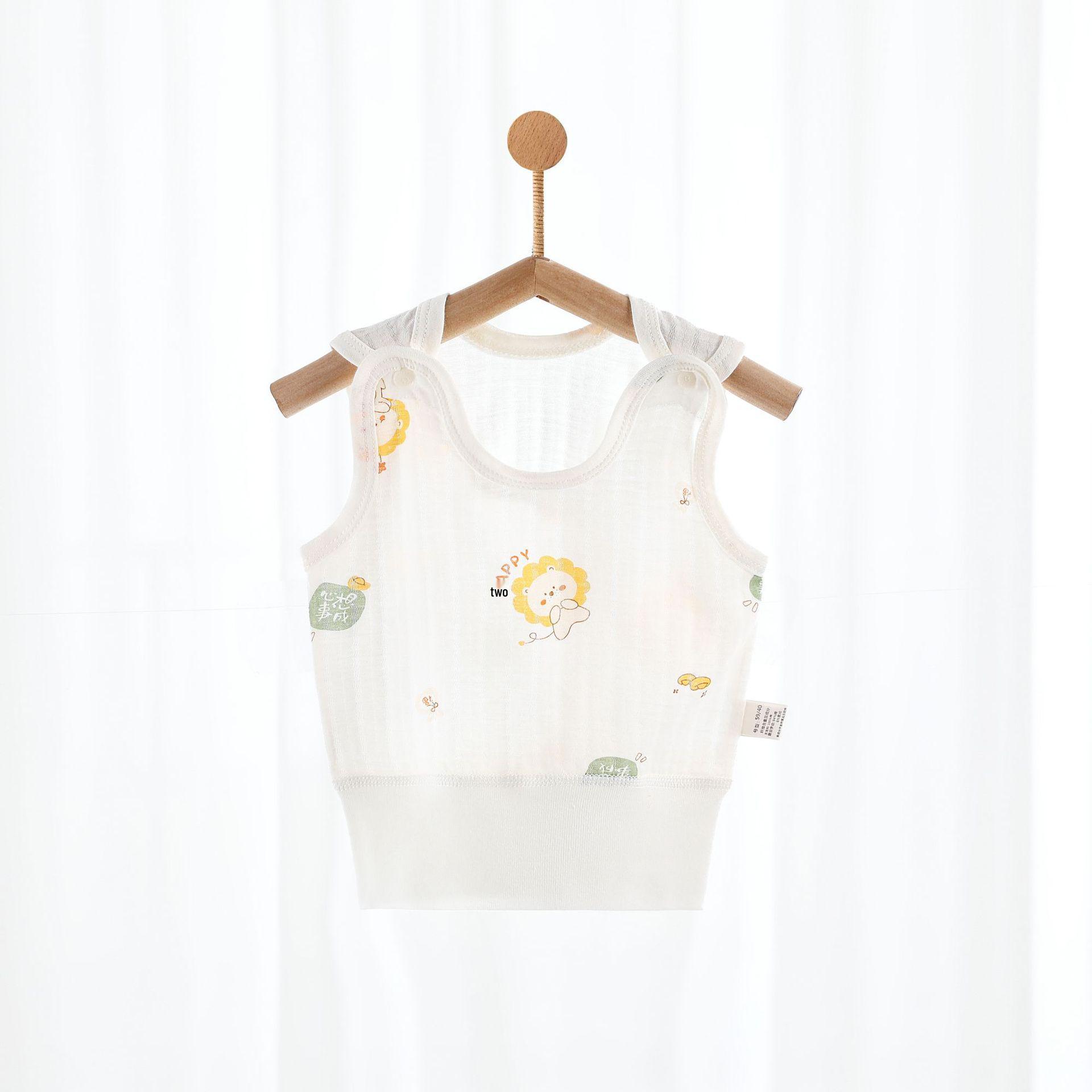 

Детская майка из чистого хлопка класса А - Тонкий стиль без рукавов для мальчиков и девочек 59 (1-3 months)