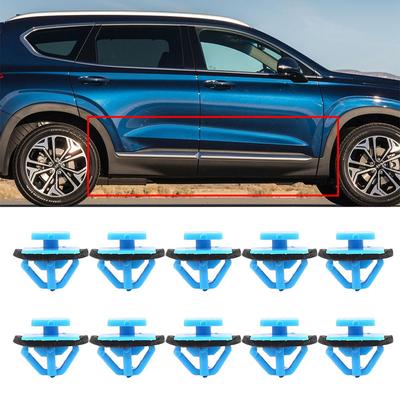 Car Plastic Side Moulding And Door Trim Clips Fit For Hyundai For Santa Fe For Kia For Sportage Side Skirt Moulding Exterior Trim Clips With Sealer