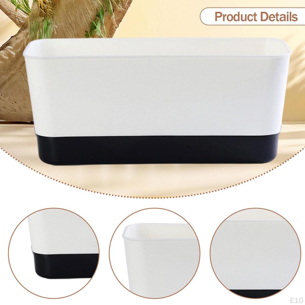 Compact Rectangle Planter for Indoor And Outdoor Vegetable Cultivation