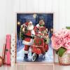 Diamond Embroidery Cross Stitch Winter Snow 5D Diamond Painting Christmas Santa Claus Wall Art Handmade Gift