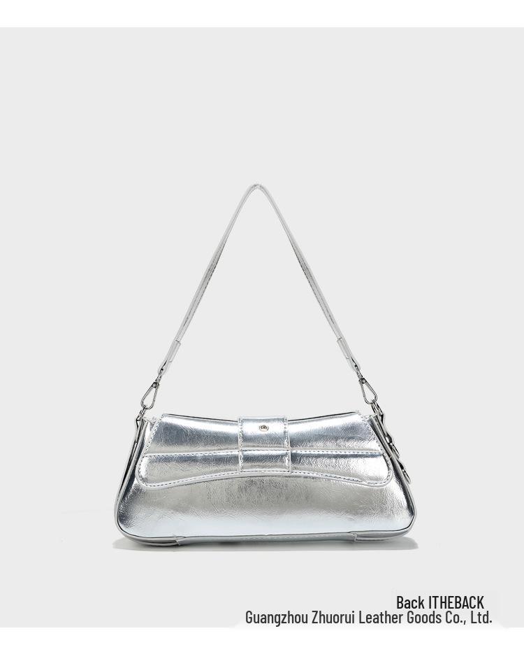 Korean Sweet & Spicy Girl Modern Heavy Metal Shoulder Handbag