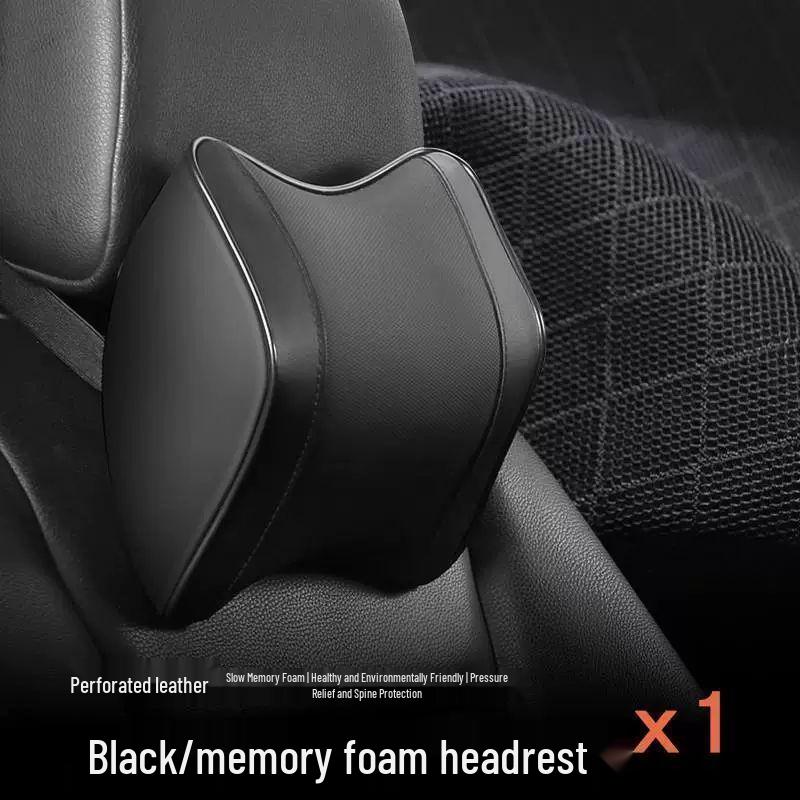 Memory Foam Car Lumbar Supports: Ideal for Headrests, Neck and Back Pillows, Lumbar Pillows, and Car Seat Cushions (Pair). Standard