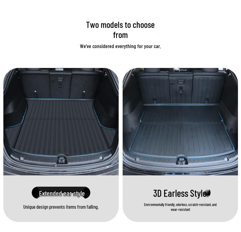 Tesla Model 3/Y Full Coverage Floor & Trunk Mats (RHD) - Front & Rear