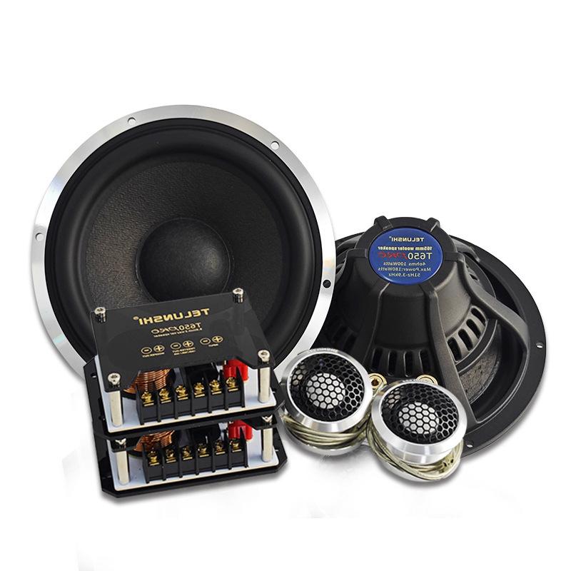 Aluminum Car Audio 6.5" Full-Range Two-Way Speaker System