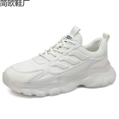 Chaussures de sport pour hommes printemps et été mode extérieur rehaussantes chaussures papa mode jeunes étudiants