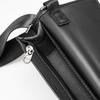 Pu Male Crossbody Bag Large Capacity Rectangular Shoulder Bag Simple Men's Messenger Bag  Work