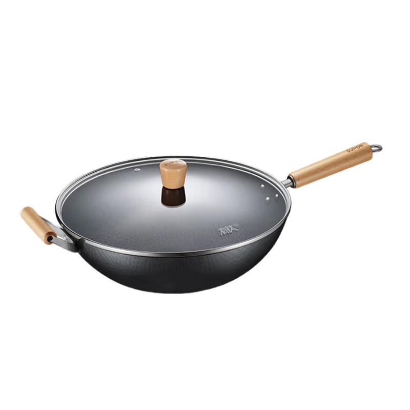 Supor 36cm Hammered Titanium Iron Non-stick Wok