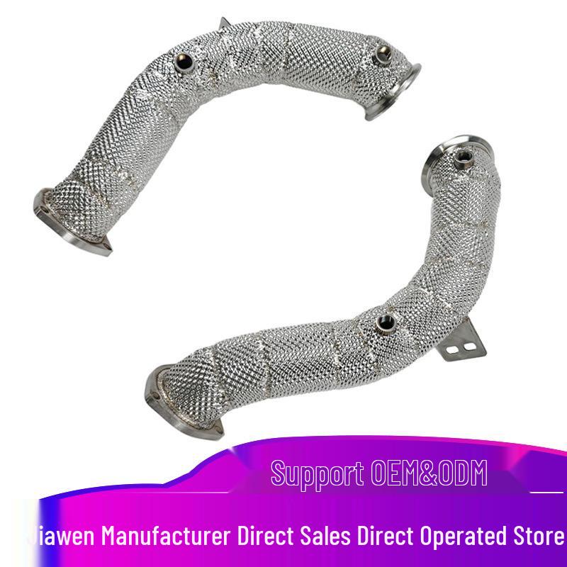 

Stainless Steel High Flow Exhaust Pipe with Heat Shield for Aston Martin DBX 4.0T Modified exhaust pipe