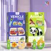 Non-Toxic Magnetic Cognitive Matching Puzzle Letters Numbers Animal Vehicle Refrigerator Sticker Educational Toys For Children Kids