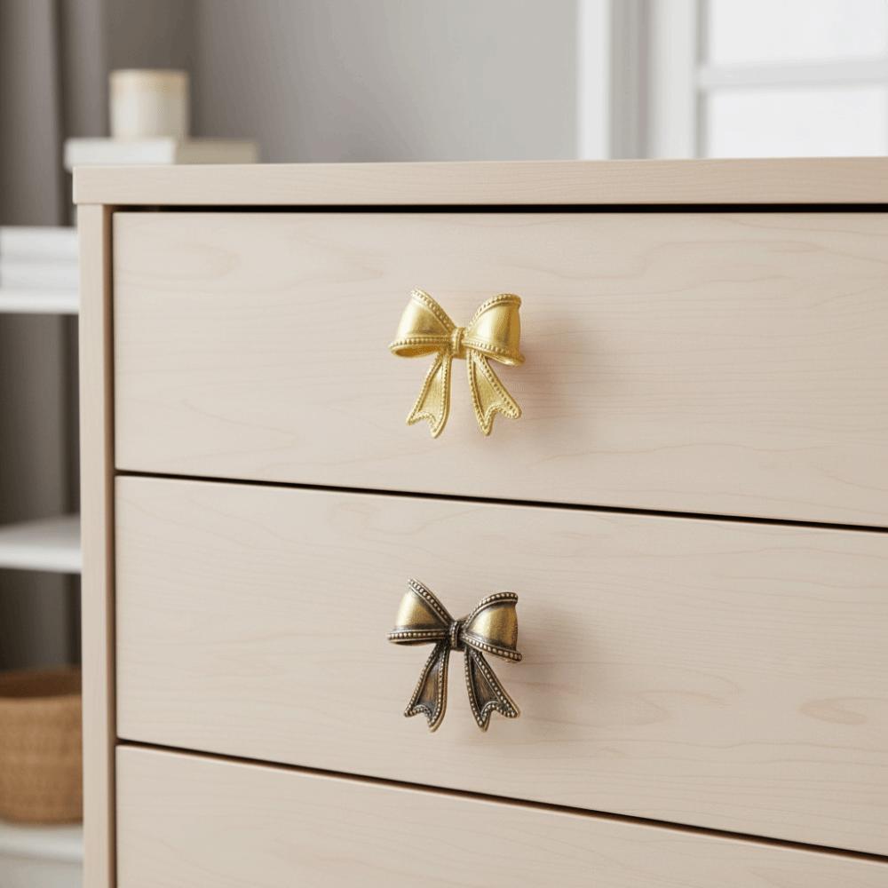 Retro Style Bow Drawer Pulls Home Decor Cabinet Door Handles Retro Cabinet Pulls Cabinet