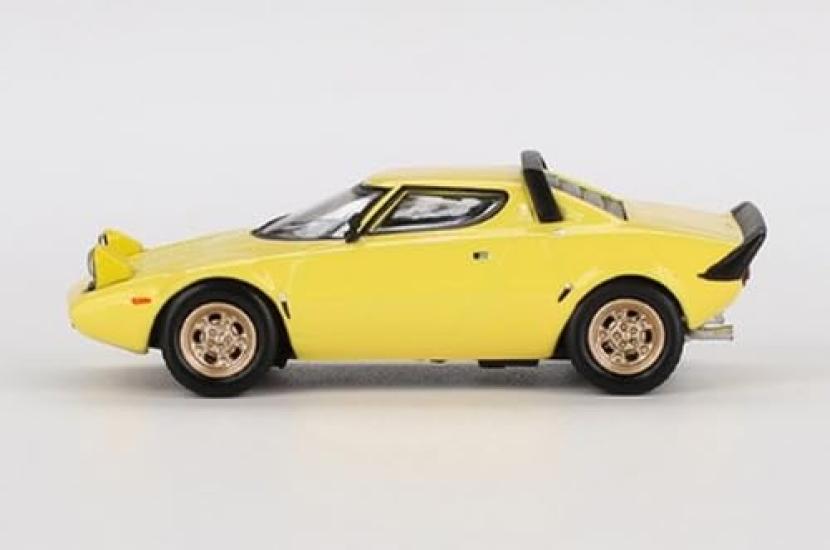 MINI GT Lancia Stratos HF Stradale Giallo Fly Yellow Finished Product 1/64 (Left-Hand Drive)
