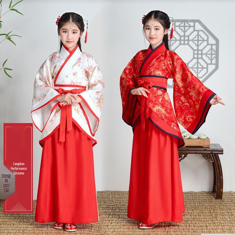 June 1st Children's Tang Suit: Fairy, Princess, Guzheng, Ancient Hanfu & Imperial Concubine Costumes for Performance