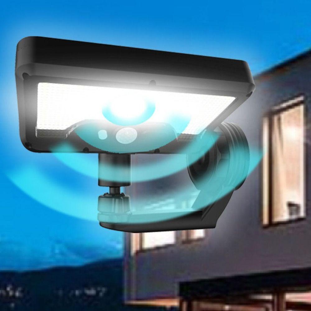 180 Degree Foldable Solar Wall Light Waterproof Design Adjustable Brightness Garden Street Lights 92 LEDs Auto On/Off