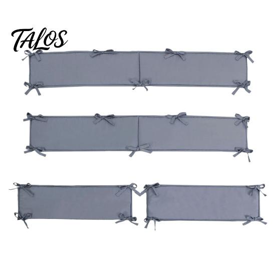 Upholstered Wall Panels 4Pcs/Set Soft Padding Spaces, Stair Railing Edge Protector for Bedroom Balcony & Indoor Guard Railings, Easy to Install