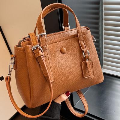 Handbags for Women  Autumn New Large Capacity Texture Leather  Tassel Shoulder Bags Elegant Fashion Ladies Crossbody Bags