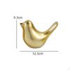 Reindeer Elk Resin Statue And Golden Birds Figurine Animal Sculpture Collection for Modern Home