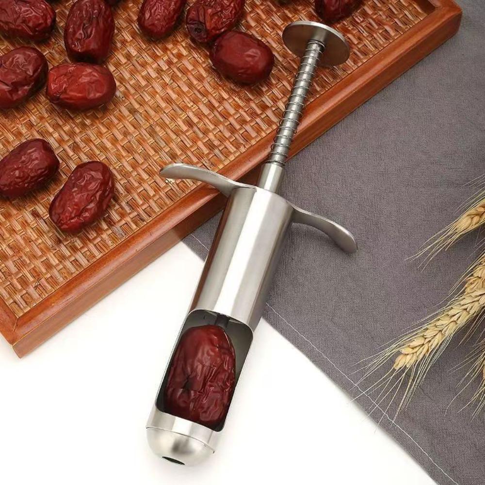 Steel Material Jujube Corer Red Dates Handheld Design Fruit Core Remover Multi-Function Deseed Function Jujube Pitter