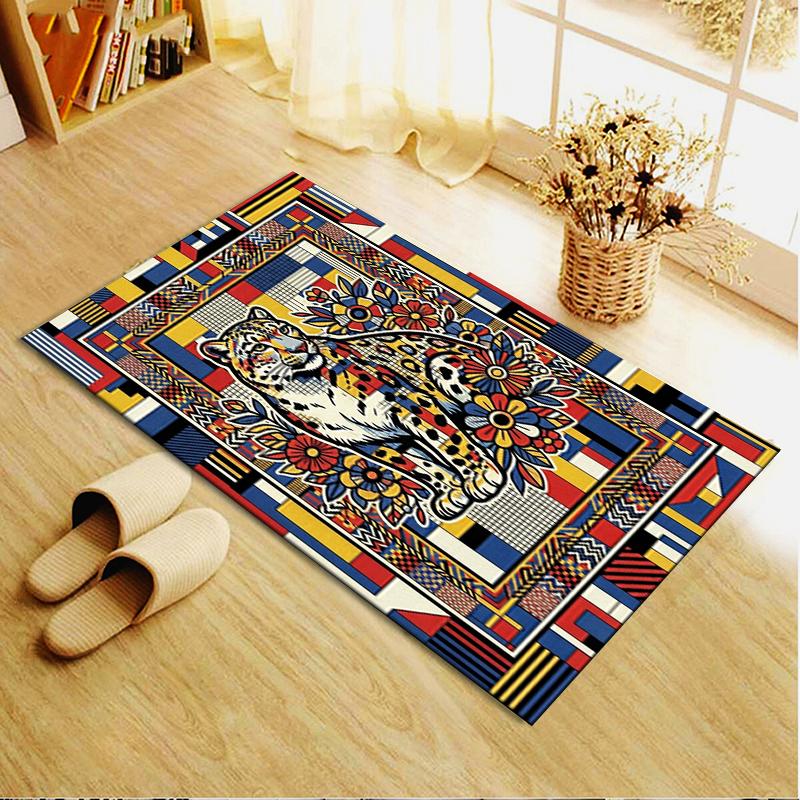 2025 New Snow Leopard Animal Carpet Rug for Living Room Bedroom Home Sofa Decoration,Kids play Non-slip Floor Mat111
