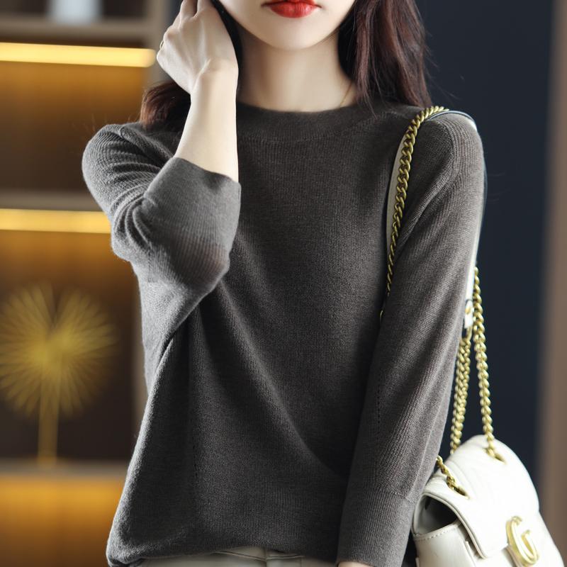 Damen Wollpullover Qinghe Kaschmir 50% Seide 50% Wolle Frühling und Sommer Wolle Kurzarm ärmellose Weste weich und bequem