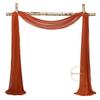 6M / 10M Wedding Arch Draping Elegant Sheer Drapery Fabric Party Backdrop Curtain Home Decor Ceremony Decoration Supplies