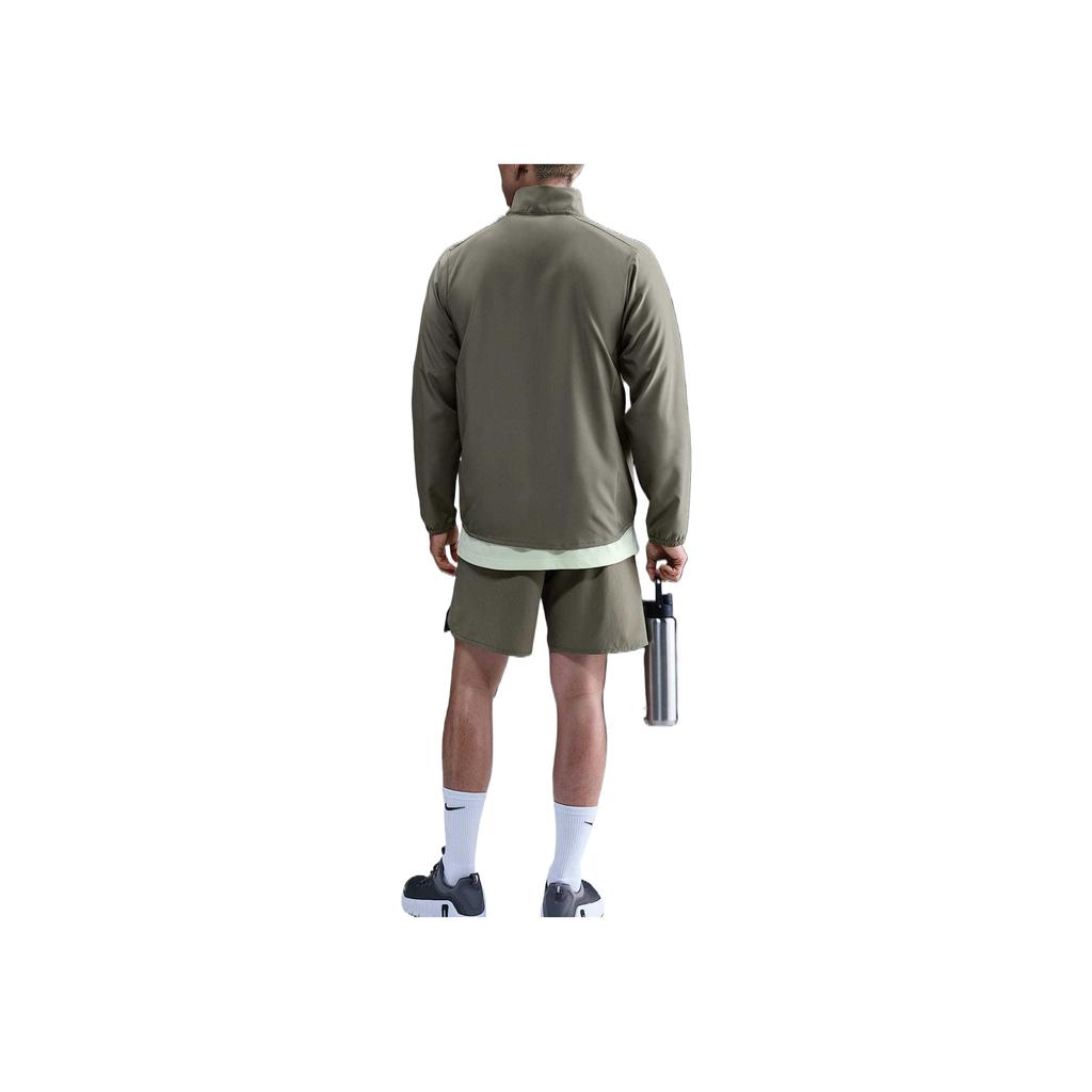 Nike Swoosh Comfortable Versatile Simple Fashion Solid Color Jacket Men Jackets Light-Army-Green FB7500-320