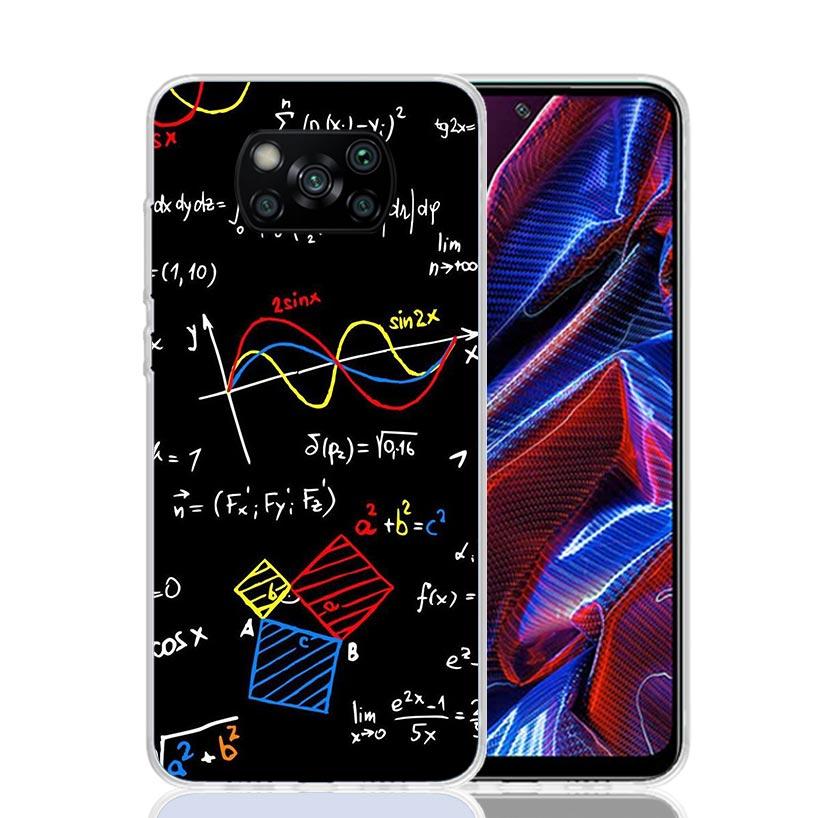 

Physics Chemical Mathematics Phone Case For Xiaomi Poco X7 X6 X5 Pro F7 Ultra Redmi 15C 15 13 13C 12 12C 10 10A 10C 9 9A 9C 9T C Redmi 15C (173)