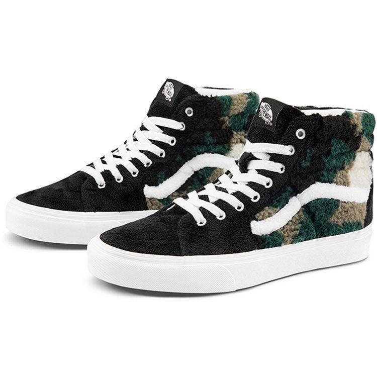 Vans Sk8-Hi Sherpa Camo Unisex Camo Black VN0A5JMJA58