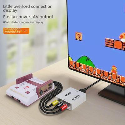 AV2HDMI Konverter für Spielkonsolen - Unterstützt Rot/Weiß AV zu HDMI Konvertierung