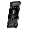 Retro Camera Hard PC Phone Case For Samsung Galaxy Z Flip 7 6 5 4 Black Cover For Galaxy Z Flip 3 Foldable Shell Fundas Capa Bag