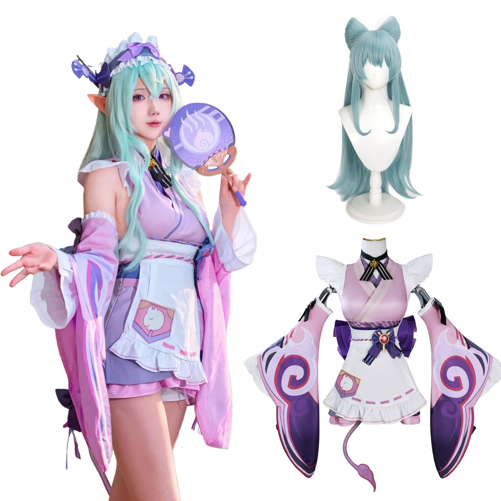 

Косплей Юмэмизуки Мизуки Костюм для косплея Genshin Impact с париком Костюм Юмэмизуки Мизуки Полный комплект для взрослых Маскарад Школьный фестиваль