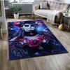 Gothic Female Skull Horror Dead Girl Floor Mat 3D